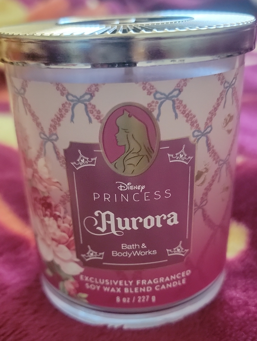 Bath & Body Works Disney Princess Aurora Scented Candle - Pink